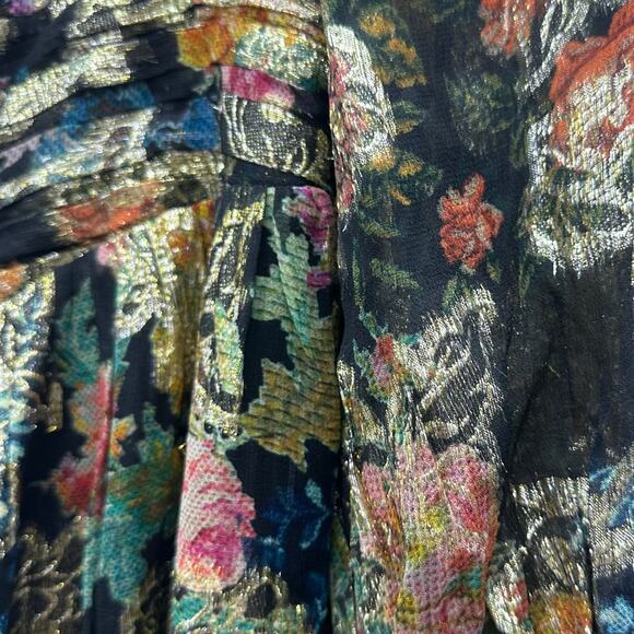 Hemant and Nandita Rafa Maxi Dress in Black Medium  New with tags! - Picture 10 of 13